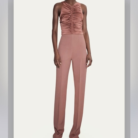 Et Ochs Xavier Ruched Straight Leg Jumpsuit - Picture 3 of 9